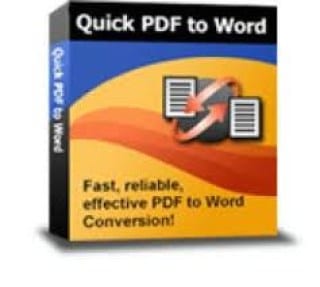 Quick PDF PDF To Word Converter 2.2